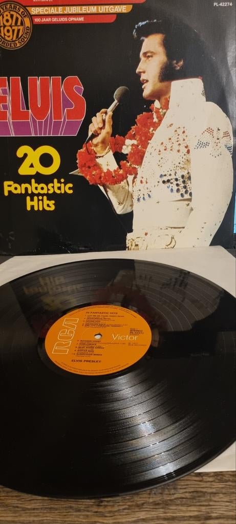 Elvis - 20 Fantastic Hits - Jubileum uitgave LP, Ophalen of Verzenden, Zo goed als nieuw, 12 inch