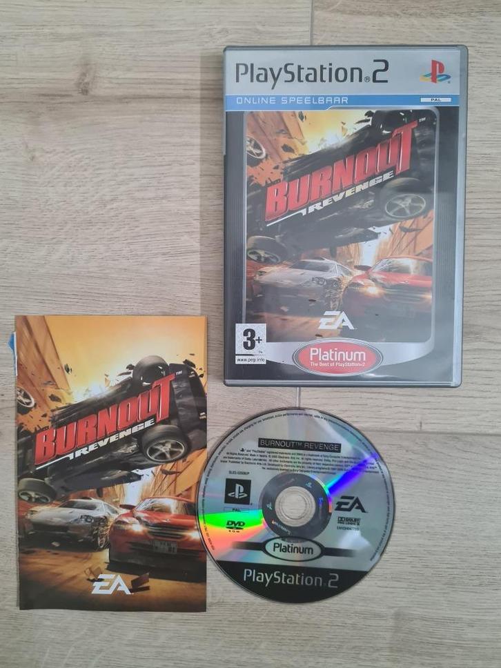 Burnout Revenge (Platinum) PlayStation 2 / PS2, Spelcomputers en Games, Games | Sony PlayStation 2, Zo goed als nieuw, Racen en Vliegen