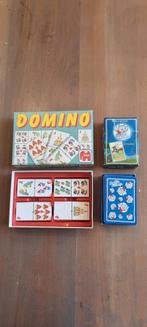 Domino + kwartet., Hobby en Vrije tijd, Gezelschapsspellen | Bordspellen, Ophalen of Verzenden