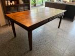 Oude landelijke houten tafel, Huis en Inrichting, Tafels | Eettafels, Ophalen, Gebruikt, 200 cm of meer, 50 tot 100 cm
