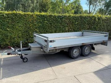 Henra plateauwagen, 350x185cm, 2700kg, aanhangwagen beschikbaar voor biedingen