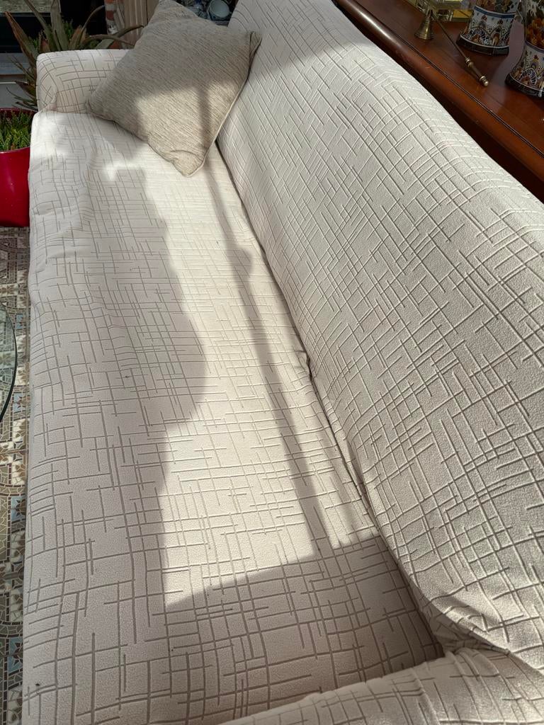 Vintage jaren 60 bankstel - 3, 2 en 1 zits, Huis en Inrichting, Banken | Bankstellen, Ophalen, Gebruikt, 75 tot 100 cm, Rechte bank