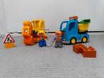 Duplo kiepwagen en graafmachine 10812, Kinderen en Baby's, Speelgoed | Duplo en Lego, Ophalen of Verzenden, Gebruikt, Duplo