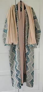 Opruiming: Prachtige 4-delige Kaftan Set, Ophalen of Verzenden, Zo goed als nieuw, Maat 42/44 (L), Beige