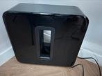 Sonos Sub (Gen 3) – Zwart in topstaat met garantie, Audio, Tv en Foto, Soundbars, Ophalen, Zo goed als nieuw