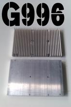 2 stuks aluminium heatsink componenten koeler 16X10,5X1,5cm, Gebruikt, Ophalen of Verzenden
