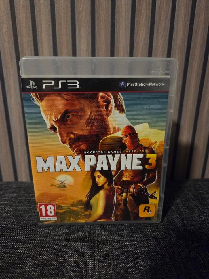 Max Payne 3 - PS3 - Actie Game, Spelcomputers en Games, Games | Sony PlayStation 3, Gebruikt, Shooter, 1 speler, Vanaf 18 jaar