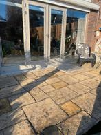 tuin/terrastegels, Tuin en Terras, Tegels en Klinkers, Ophalen, Gebruikt, 10 m² of meer, Beton