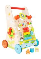 Houten loopwagen met activiteiten | Babywalker xylofoon | aa, Kinderen en Baby's, Speelgoed | Houten speelgoed, Nieuw, Ophalen of Verzenden