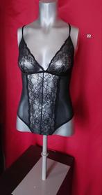 sexy zwarte stringbody M, Kleding | Dames, Ondergoed en Lingerie, Ophalen of Verzenden, Zwart, Body of Korset