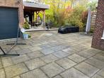 Betontegels 60x60, ca 220 stuks. Gratis, Tuin en Terras, Tegels en Klinkers, Beton, Gebruikt, Ophalen, Terrastegels