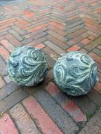 Decoratieve stenen bollen, Tuin en Terras, Tuinbeelden, Ophalen of Verzenden, Gebruikt, Steen, Abstract beeld