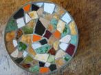 VINTAGE schaal, mozaiek, Huis en Inrichting, Woonaccessoires | Schalen en Manden, Gebruikt, Schaal, Rond, Ophalen of Verzenden