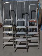 4 & 5 Treeds huishoudtrappen., Doe-het-zelf en Verbouw, Ladders en Trappen, Ophalen, Gebruikt, Trap, Opvouwbaar of Inschuifbaar