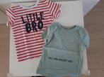 2 T-shirts little brother, maat 98, Ophalen of Verzenden, Gebruikt, Jongen, Shirt of Longsleeve