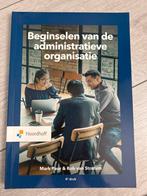 Beginselen administratieve organisatie (4e druk) - Nieuw!, Boeken, Studieboeken en Cursussen, Ophalen of Verzenden, Beta, Nieuw