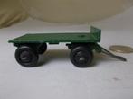 1948 Dinky Toys 25G SMALL TRAILER =GREEN= (-V-), Hobby en Vrije tijd, Modelauto's | 1:43, Ophalen of Verzenden, Gebruikt, Tractor of Landbouw