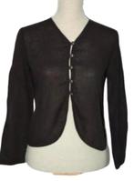 Armani Jeans vest, vestje, top, zwart/bruin, Mt. XS, Armani, Bruin, Verzenden, Zo goed als nieuw