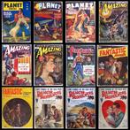 Pulp Fiction 12 Stuks Science Fiction e.a. 1931-1952, Antiek en Kunst, Ophalen of Verzenden