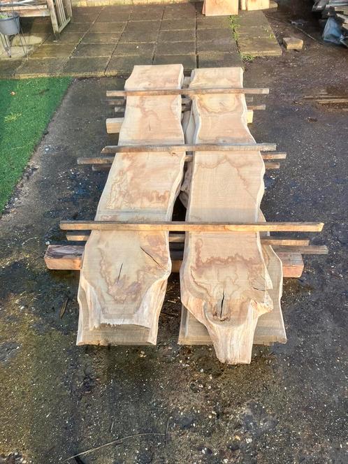 Schaaldelen geschaafd en geschuurd vanaf €40.- per stuk, Doe-het-zelf en Verbouw, Hout en Planken, Nieuw, Plank, Eiken, 200 tot 250 cm