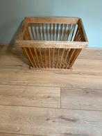 Houten Tijdschriftenrek / Opbergmand, Huis en Inrichting, Woonaccessoires | Kisten, Minder dan 50 cm, Gebruikt, 50 tot 100 cm