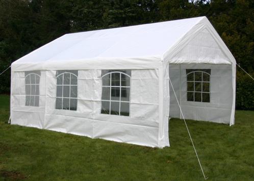 Partytent 6 x 3 te huur, Hobby en Vrije tijd, Feestartikelen | Verhuur, Gebruikt, Overige, Ophalen
