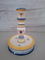 Delfts Blauw gekleurde kandelaar 1st, Ophalen, Keramiek of Aardewerk