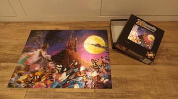3D puzzel Fee met vlinders bij maanlicht  beschikbaar voor biedingen
