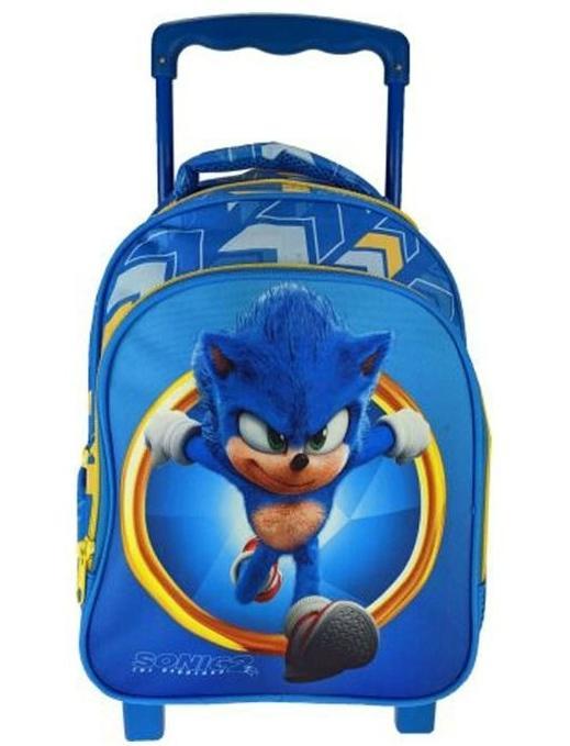 Sonic Trolley Rugzak - Sega Kinderkoffer Trolley Rugtas, Sieraden, Tassen en Uiterlijk, Tassen | Reistassen en Weekendtassen, Nieuw