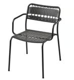 2 Tuinstoel - 1 Buiten Tafel - Eindhoven, Ophalen, Zo goed als nieuw, Rond, Metaal