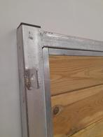 Poortdeur met stalen frame, geimpregneerd hout (*), Nieuw, Ophalen of Verzenden, Hout