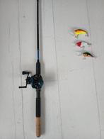 Baitcaster reel, Watersport en Boten, Hengelsport | Roofvissen, Ophalen, Zo goed als nieuw, Complete set