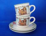 Villeroy & Boch Foxwood Tales - espressokopjes en schotels, Ophalen of Verzenden, Porselein, Overige stijlen, Kop(pen) en/of Schotel(s)