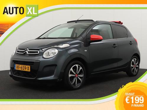 Citroën C1 1.0 e-VTi Airscape Shine Cabrio Camera Stoelverw, Auto's, Citroën, Bedrijf, Te koop, C1, ABS, Achteruitrijcamera, Airbags