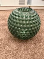 Vaas rond bubbels HEMA maat L, Verzenden, Minder dan 50 cm, Groen, Glas