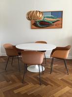4 Muuto eetkamerstoelen Fiber Chair, Huis en Inrichting, Stoelen, Ophalen, Kunststof, Gebruikt, Zwart