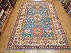 Handgeknoopt oosters tapijt kazak 299x203, Info@SlatsAntiek.nl, Crème, Perzisch, Vof Slats Antiek