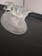 Vintage Stier Figuur - 15x9cm, Antiek en Kunst, Antiek | Glas en Kristal, Ophalen of Verzenden