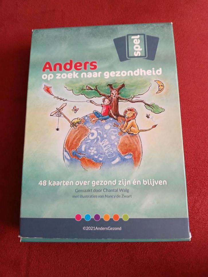 Anders op zoek naar gezondheid kaartspel, Hobby en Vrije tijd, Gezelschapsspellen | Bordspellen, Zo goed als nieuw, Een of twee spelers