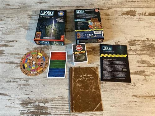 Exit het spel de verlaten hut 999 games [s21], Hobby en Vrije tijd, Gezelschapsspellen | Bordspellen, Zo goed als nieuw, Ophalen of Verzenden