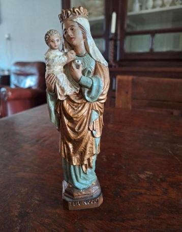 Heilig Beeldje Maria met Kind/O.L.V./Madonna Beeld beschikbaar voor biedingen