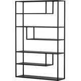 WOOOD Teun Open Vakkenkast Metaal, Huis en Inrichting, Kasten | Boekenkasten, Gebruikt, 100 tot 150 cm, 150 tot 200 cm, 25 tot 50 cm