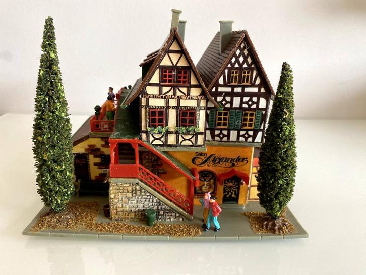 HO Faller Combi-kit 1721 nachtclub, salon, … (589), Hobby en Vrije tijd, Modeltreinen | H0, Gebruikt, Brug, Tunnel of Gebouw, Gelijkstroom of Wisselstroom