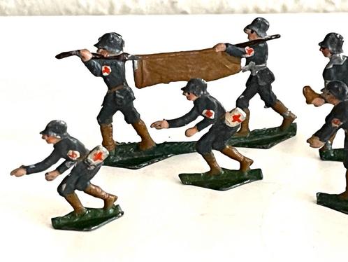 Antieke Tinnen Soldaten Rode Kruis, Antiek en Kunst, Antiek | Speelgoed, Ophalen of Verzenden
