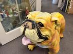 Groot Bulldog beeld voor buiten, Verzamelen, Beelden en Beeldjes, Ophalen, Gebruikt, Dier