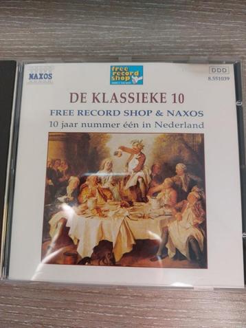 De Klassieke 10 - Naxos & Free Record Shop CD 489030510395 beschikbaar voor biedingen