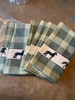 Shanti Theedoeken - Fries Paard Design, Ophalen of Verzenden, Zo goed als nieuw, Groen, Theedoek of Handdoek