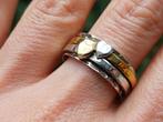 Vanoli 925 zilver draai spin ring spinner hartjes maat 18,25, Daiva1973@hotmail.com, 18 tot 19, Vanoli, Amsterdam