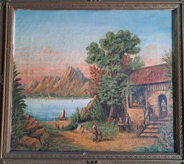 Schilderij Dirk de Vries - Landschap beschikbaar voor biedingen