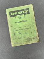 Deutz Z 1135-1 en Z 1150-1  D40 S D50 Ersatzteilliste, Ophalen of Verzenden, Gebruikt, Overige typen